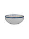 Kutahya Porselen Serving Bowl Round made of Porcelain Blue with Diameter 10cm 12pcs