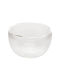 S-d Clea Cereal Serving Bowl Round Glass Transparent with Diameter 12.5cm