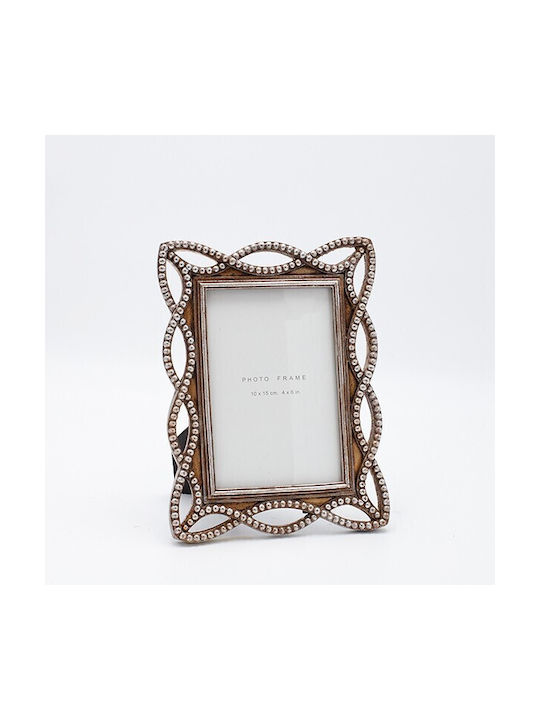 Polyresin Photo Frame with Bronze Frame 2 Pieces