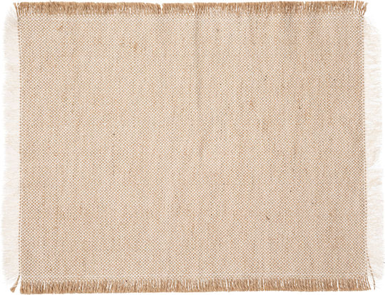 S-d Indira Σουπλά Ψάθινο Λευκό 45x30cm