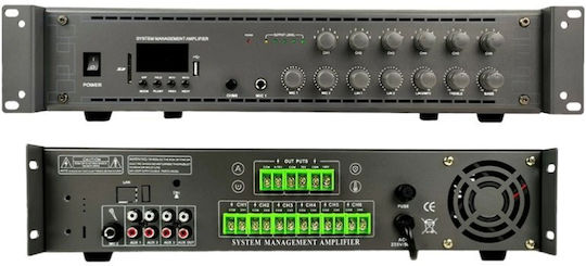 Tele Τελικός Μικροφωνικός Ενισχυτής 180W/100V