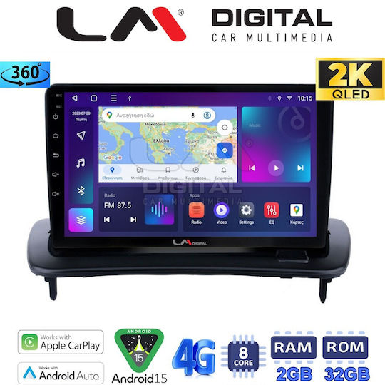 LM Digital Ηχοσύστημα Αυτοκινήτου για Volvo S40 / C30 / C70 2005> 2011 (Bluetooth/USB/WiFi/GPS/Apple-Carplay/Android-Auto)
