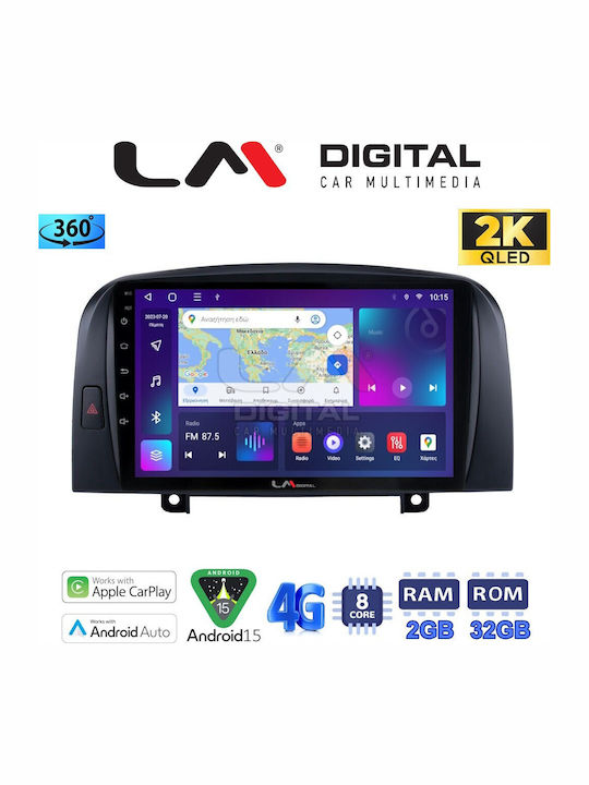 LM Digital Auto-Audiosystem für Hyundai Sonate 2006 > 2009 (Bluetooth/USB/WiFi/GPS/Apple-Carplay/Android-Auto)