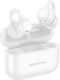 Borofone BW95 Cancion Open Ear Bluetooth Handsfree Ακουστικά με Θήκη Φόρτισης Λευκά