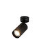 Metanor Single Spot with Socket GU10 in Black Color