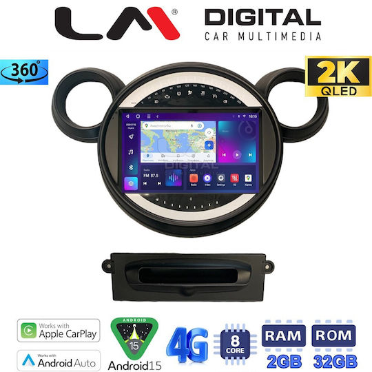 LM Digital Ηχοσύστημα Αυτοκινήτου για Mini Clubman / Countryman / Paceman / Cooper (Bluetooth/USB/WiFi/GPS/Apple-Carplay/Android-Auto)