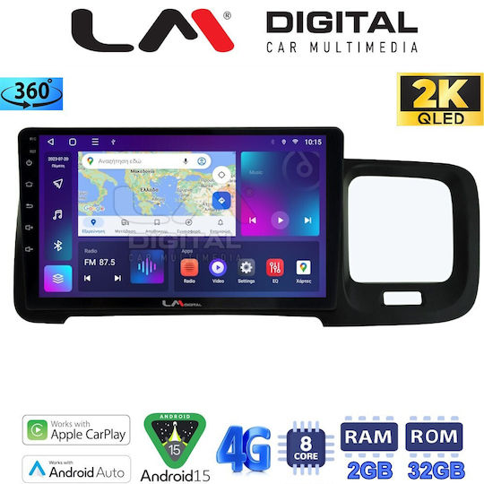 LM Digital Auto-Audiosystem für Volvo S60 2010 > 2018 (Bluetooth/USB/WiFi/GPS/Apple-Carplay/Android-Auto)