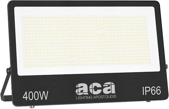 Aca Στεγανός Προβολέας LED 400W Ψυχρό Λευκό 6500K IP66