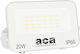 Aca Waterproof LED Flood Light 20W Cold White 6500K IP66