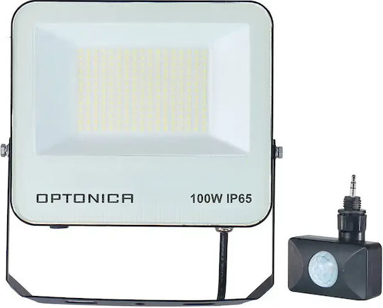 Metanor LED Flood Light 100W Adjustable White with Motion Sensor