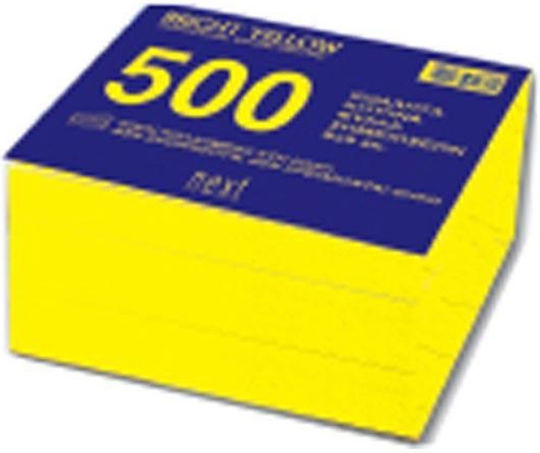 248861 Next Notizblöcke Kubo Kolletta Gelbe 500 Stück 9x9cm Set 10 Stück