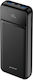 Proove Proove Illuminator 2 Power Bank 10000mAh 22.5W mit 2 USB-A Ausgangsanschlüsse und USB-C Ausgangsanschluss Power Delivery / Schnellladung Schwarz
