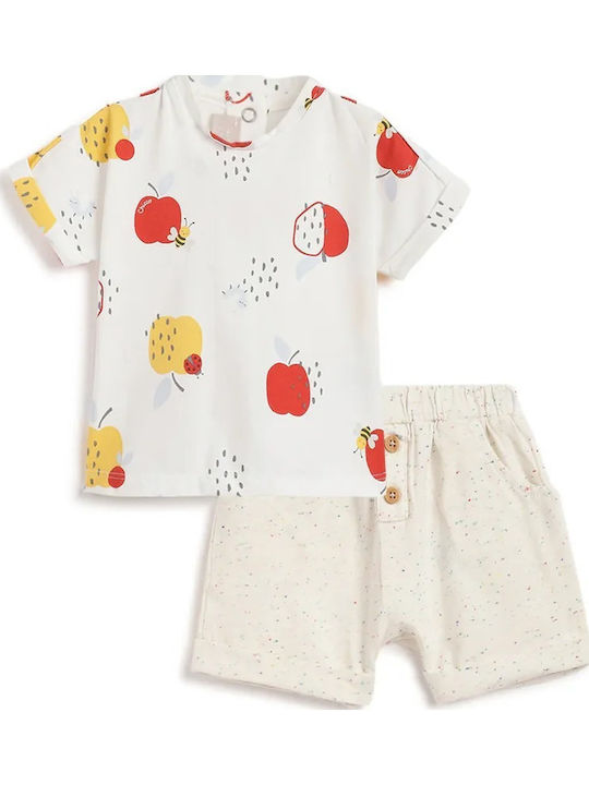 Kids' Set with Shorts Summer 2pcs Beige