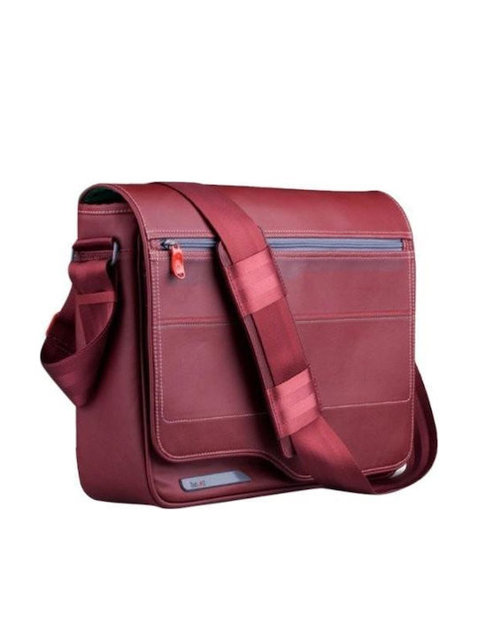 Be Z Le Reporter Shoulder Bag 10" Screen Reinforced Pockets Red