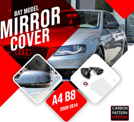 Задни Корички За Огледала Batman Audi A4 B8 2008 2014