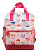 Minnie Mouse School Bag Shoulder Elementary, Elementary Pink with Water Bottle Holder