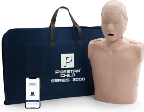 Prestan Series 2000 Educational Child Manikin Led Metronome Carrying Bag & Wireless Connection Medium Skin Pp-cm-2000-1-ms