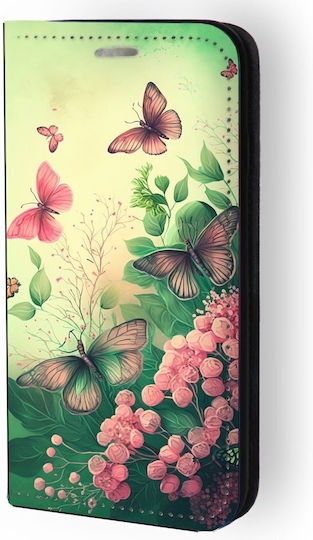 Husă Book Model Fluturi Flori 91255 Redmi Note 12 Pro 4G