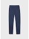 Kinderhose Chino Stoff Dunkelblau Basic