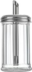 Glass Sugar Bowl 330ml Stainless Steel Lid Tw7989
