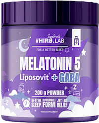 Hiro.Lab Мелатонин 5 Липосовит + Гама-Аминомаслена Киселина 200гр Без Вкус Hiro.Lab Мелатонин 5 Липосовит + Гама-Аминомаслена Киселина 200гр Без Вкус