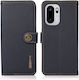 Khazneh Brieftasche Leder Blau (OnePlus 15R)