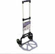 Transport Trolley Foldable for Weight Load up to 70kg Silver
