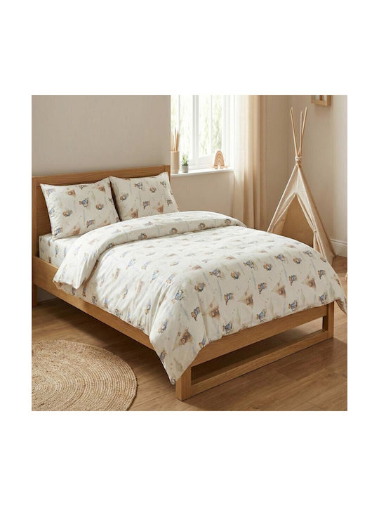 Pucioasa Conținut set Husă de pilotă pentru copii Super King Cream 240x270cm