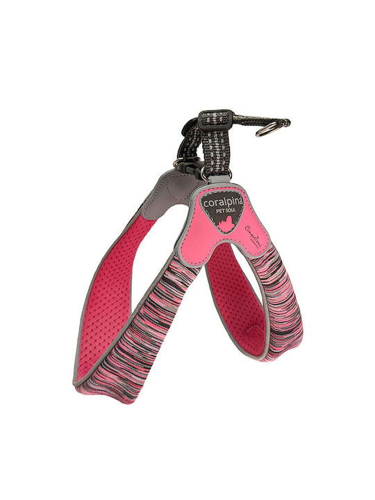 Pet Camelot Dog Harness Powermix Pink Melange Sz1