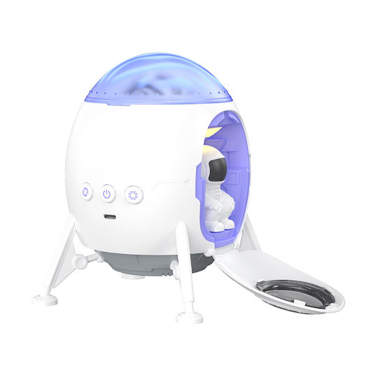 XO Lumini LED Lampă de proiecție pentru copii Alb 14.53x11.21x11.18εκ.