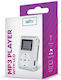 + Earphones MP3 Player (32GB) with LCD Screen Silver
