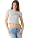 Women's T-shirt Gray W6RI22KA0H1 LMGY