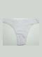 Damen-Slip mit Spitze Weiß