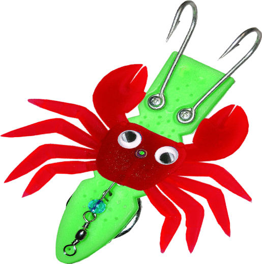 Technofish Large Τεχνητό Δόλωμα Χταποδιέρα Φωσφοριζέ No4 Φωσφορούχο-κόκκινο