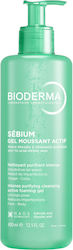 Bioderma Sebium Gel Moussant Actif Eξυγιαντικό Gel Καθαρισμού για δέρμα με τάση ακμής. Πρόσωπο και σώμα. Bioderma Sebium Gel Moussant Actif Eξυγιαντικό Gel Καθαρισμού για δέρμα με τάση ακμής. Πρόσωπο και σώμα.