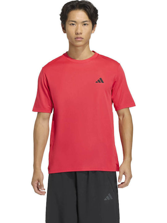 adidas Essentials Base Kurzarm T-Shirt Rot