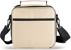 Livoo Ισοθερμική Τσάντα Lunch Bag Ώμου Μπεζ
