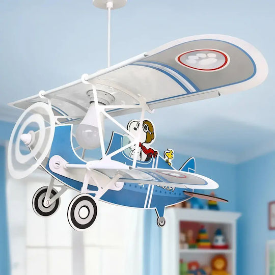 Ango Einfaches Licht Kinderzimmer-Deckenleuchte aus Kunststoff 15W mit E27-Fassung 64x47cm