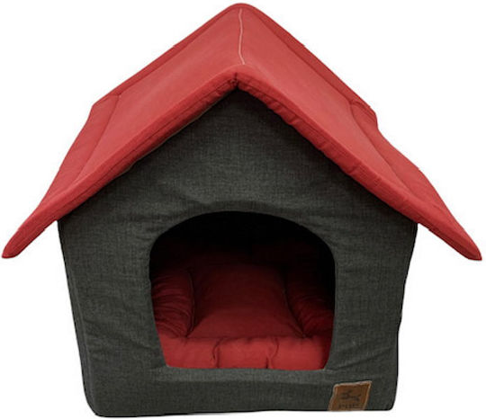 PQP Dog House Fabric Gray 42x42x36cm