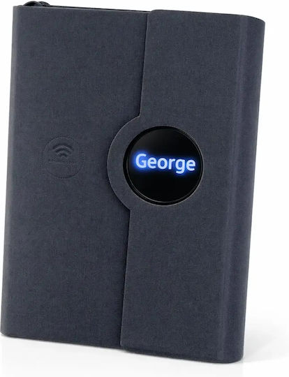 Органайзер Powerbank Бележник Черен (Персонализиран)