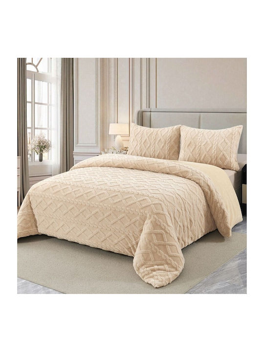 RoNeX Bettbezug Großes Doppelbett 240x220cm Ivory 230 GSMGsm