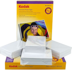 Pack 500 Kodak Premium Glossy Photo Paper Sheets 10x15 Cm 230 G