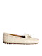 Women's Moccasins in Beige Color