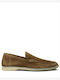 Suede Ανδρικά Loafers σε Πράσινο Χρώμα