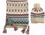 Verde Beanie Γυναικείος Σκούφος Πλεκτός σε Καφέ...