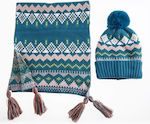 Verde Beanie Γυναικείος Σκούφος Πλεκτός σε Navy...