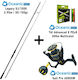 Oceanic Fishing Rod for Spinning with Reel 2.9m 50-100gr