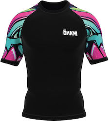Okami Short Sleeve Shirt ORS141 for Jiu-Jitsu Black