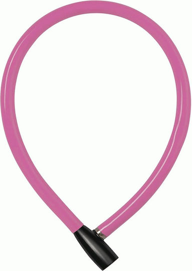 Abus 3406k/55 Lanț de Blocare pentru Bicicletă cu Cheie Roz