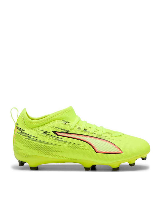Ultra 6 Match Kids Molded Soccer Shoes Yellow